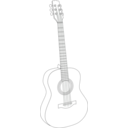 download Guitar 1 clipart image with 225 hue color