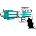 download Raygun clipart image with 180 hue color