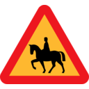 Horserider Roadsign