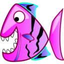 download Bluefish clipart image with 90 hue color
