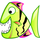 download Bluefish clipart image with 225 hue color