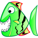 download Bluefish clipart image with 270 hue color
