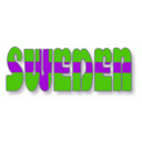 download Swedish Flag In The Word Sweden clipart image with 225 hue color