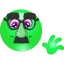 download Grandfather Smiley Emoticon clipart image with 90 hue color