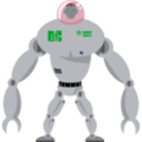 download Tripulated Robot clipart image with 135 hue color