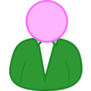 download User 1 clipart image with 270 hue color