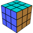 download Rubik clipart image with 180 hue color