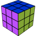 download Rubik clipart image with 225 hue color