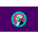 download Washington State Flag clipart image with 135 hue color