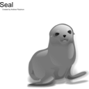 download Seal clipart image with 90 hue color