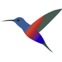 download Humming Bird clipart image with 135 hue color