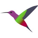 download Humming Bird clipart image with 225 hue color