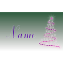 download Weihnachtskarte Mit Name Als Volage clipart image with 270 hue color