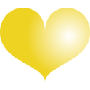 download Heart clipart image with 45 hue color