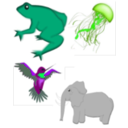 download Animals clipart image with 90 hue color