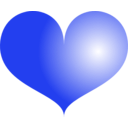 download Heart clipart image with 225 hue color