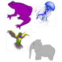 download Animals clipart image with 225 hue color