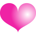 download Heart clipart image with 315 hue color