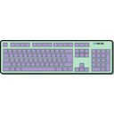 download Keyboard clipart image with 90 hue color