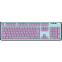 download Keyboard clipart image with 135 hue color