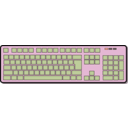 download Keyboard clipart image with 270 hue color