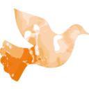 download Water Dove clipart image with 180 hue color