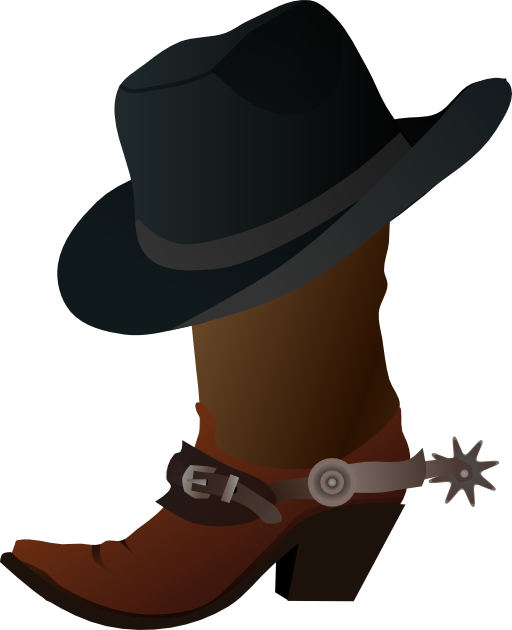 Cowboy Boot And Hat