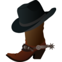Cowboy Boot And Hat