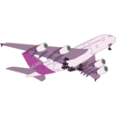 download A380 clipart image with 90 hue color