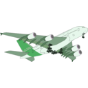 download A380 clipart image with 270 hue color