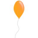download Blue Balloon clipart image with 180 hue color