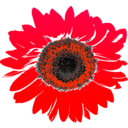 download Sunflower clipart image with 315 hue color