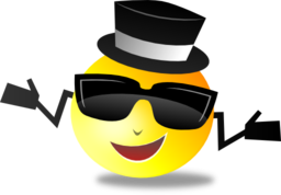 Cool Dapper Shruggy Smiley