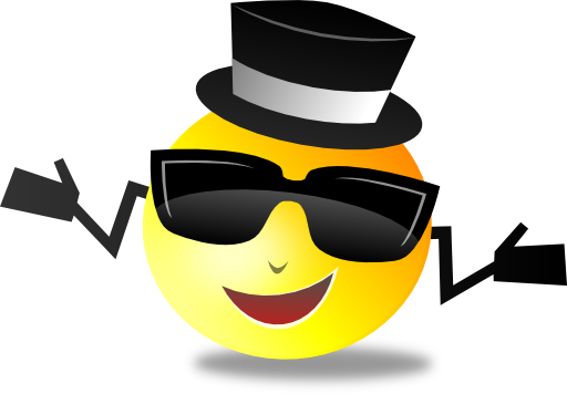 Cool Dapper Shruggy Smiley