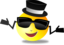 Cool Dapper Shruggy Smiley