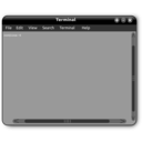 download Linux Terminal Window clipart image with 180 hue color