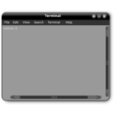 download Linux Terminal Window clipart image with 0 hue color