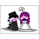 download The Phantom Of The Opera clipart image with 270 hue color