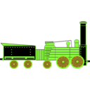 download Locomotive clipart image with 45 hue color