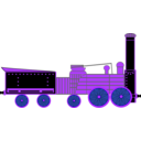 download Locomotive clipart image with 225 hue color