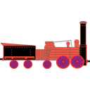 download Locomotive clipart image with 315 hue color