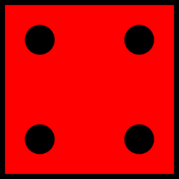 Red Die 4