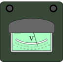 download Voltmeter clipart image with 90 hue color