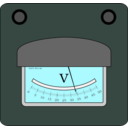 download Voltmeter clipart image with 135 hue color