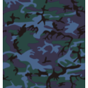 download Camouflage Army Print clipart image with 135 hue color