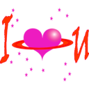 download Red Heart clipart image with 315 hue color