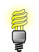 Energy Saver Lightbulb Bright