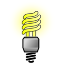 download Energy Saver Lightbulb Bright clipart image with 0 hue color