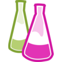 download Chemical Flasks clipart image with 225 hue color