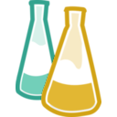 download Chemical Flasks clipart image with 315 hue color